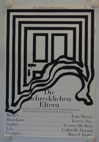 Die schrecklichen Eltern originales deutsches Filmplakat (R60s)